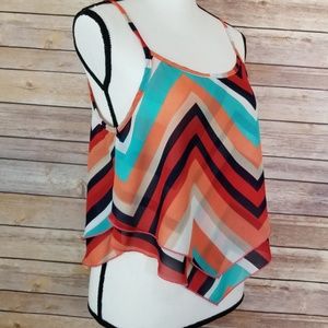 Teenbell Crop Tank Top Size Small